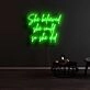 She Believed She Could So She Did Neon Sign for Inspirational Spaces
