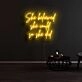 She Believed She Could So She Did Neon Sign for Inspirational Spaces