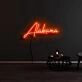 Alabama Neon Sign for State Pride and Decorative Spaces