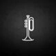 Piccolo trumpet' neon sign