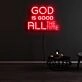 God Is Good All The Time Neon Sign for Spiritual and Positive Spaces