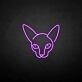 Sphinx cat' neon sign