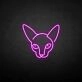Sphinx cat' neon sign