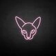 Sphinx cat' neon sign