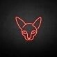 Sphinx cat' neon sign