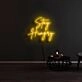 Stay Hungry Neon Sign for Motivational and Productive Spaces