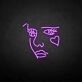 Punk girl' neon sign