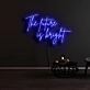 The Future Is Bright Neon Sign for Positive and Inspirational Spaces