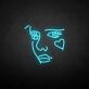 Punk girl' neon sign