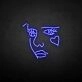 Punk girl' neon sign