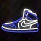 Aj1 V1 Neon Sign for Sneaker Enthusiasts