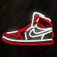Aj1 V1 Neon Sign for Sneaker Enthusiasts