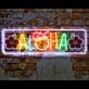 Aloha Cocktail Bar Neon Sign for Tropical and Fun Spaces