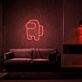 Among Us Neon Sign for Game Lovers and Fun Spaces