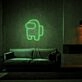 Among Us Neon Sign for Game Lovers and Fun Spaces