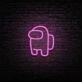 Among Us Neon Sign for Game Lovers and Fun Spaces