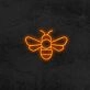 Bee Neon Sign for Nature and Whimsical Decor