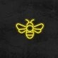 Bee Neon Sign for Nature and Whimsical Decor