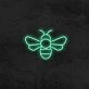 Bee Neon Sign for Nature and Whimsical Decor