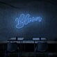 Bloom Neon Sign for Positive and Growth Spaces