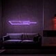 Buster Sword Neon Sign for Game Lovers and Fantasy Fans