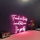 Feed Me Tacos And Tell Me I'm Pretty Neon Sign for Dining Areas and Fun Spaces