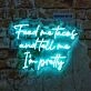 Feed Me Tacos And Tell Me I'm Pretty Neon Sign for Dining Areas and Fun Spaces