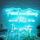 Feed Me Tacos And Tell Me I'm Pretty Neon Sign for Dining Areas and Fun Spaces