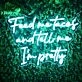 Feed Me Tacos And Tell Me I'm Pretty Neon Sign for Dining Areas and Fun Spaces