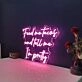 Feed Me Tacos And Tell Me I'm Pretty Neon Sign for Dining Areas and Fun Spaces