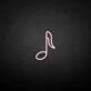 Musical note' neon sign