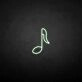Musical note' neon sign