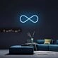 Infinity Loop Neon Sign for Motivational and Inspirational Spaces