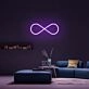 Infinity Loop Neon Sign for Motivational and Inspirational Spaces