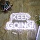 Keep Going Neon Sign for Motivational and Inspirational Spaces