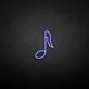 Musical note' neon sign