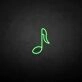 Musical note' neon sign