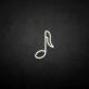 Musical note' neon sign