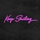 Keep Smiling Neon Sign for Positive and Happy Spaces