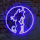 Kid Goku Neon Sign for Anime Lovers