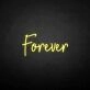 'Forever' neon sign