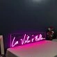 La Vita E Bella Italian Neon Sign for Elegant and Stylish Spaces