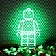 Lego Man Lego Guy Lego Boy Neon Sign for Kids and Playful Spaces