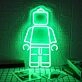 Lego Man Lego Guy Lego Boy Neon Sign for Kids and Playful Spaces