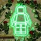 Lego Man Lego Guy Lego Boy Neon Sign for Kids and Playful Spaces