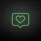 Love letter' neon sign