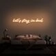 Let's Stay In Bed V1 Neon Sign for Cozy and Relaxing Spaces