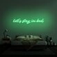 Let's Stay In Bed V1 Neon Sign for Cozy and Relaxing Spaces