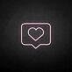 Love letter' neon sign