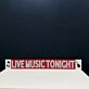 Live Music Tonight Neon Sign for Music Lovers and Venues